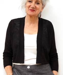 Foil Tops Black Summer Shrug