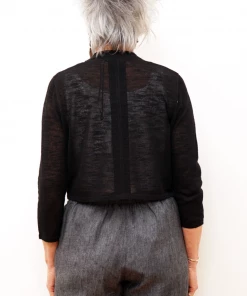 Foil Tops Black Summer Shrug
