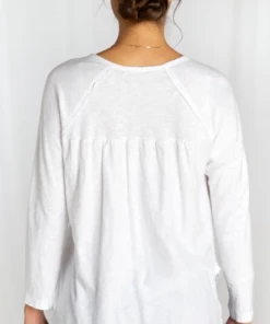 CUT LOOSE Long Sleeve Ruching Back Top