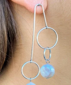 Escape From Paris Drop Pearl Earring Escape From Paris