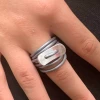 Escape From Paris Silver Finding Ring
