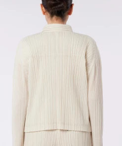 Pleats Please Ramie Denim Jacket Tops 7 Pleats Please Ramie Denim Jacket Tops