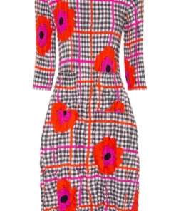 Alquema 3/4 Sleeve Smash Pocket Dress Dresses 22 Alquema 3/4 Sleeve Smash Pocket Dress Dresses