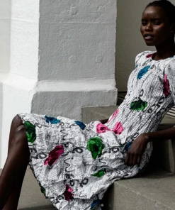 Alquema 3/4 Sleeve Smash Pocket Dress Dresses