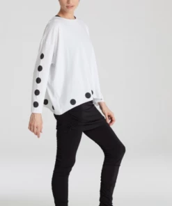 Planet Tops Polka Dot Tee