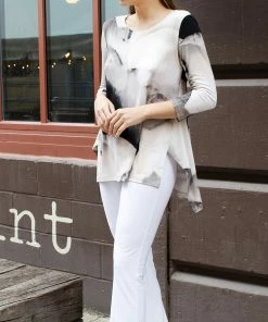 CLARA S. Watercolor Tunic Tops