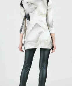 CLARA S. Watercolor Tunic Tops