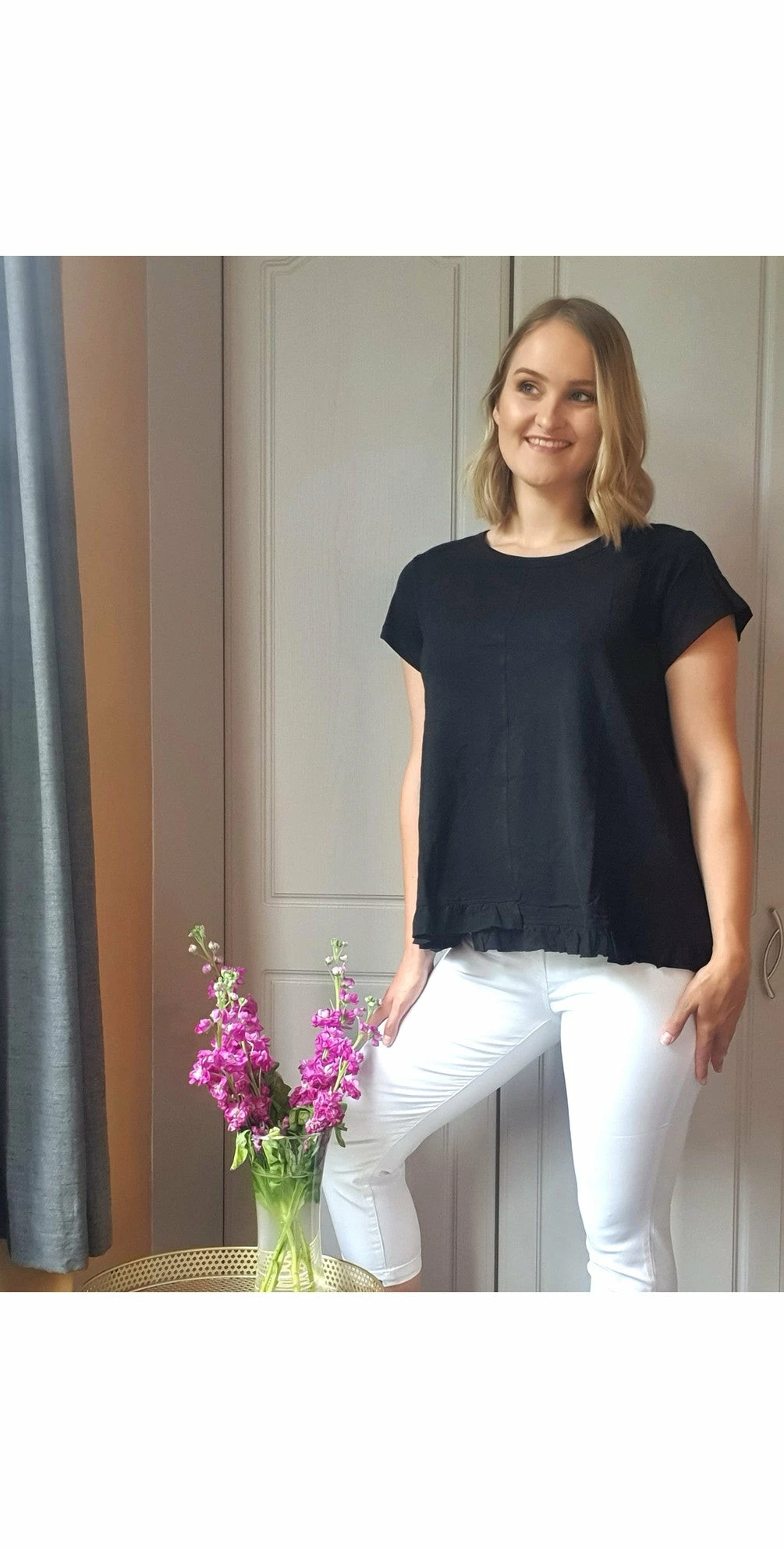 Foil Frill Tee Tops 4 Foil Frill Tee Tops