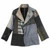 Mieko Mintz Cotton Silk SW Patch Kantha Short Jacket Jackets