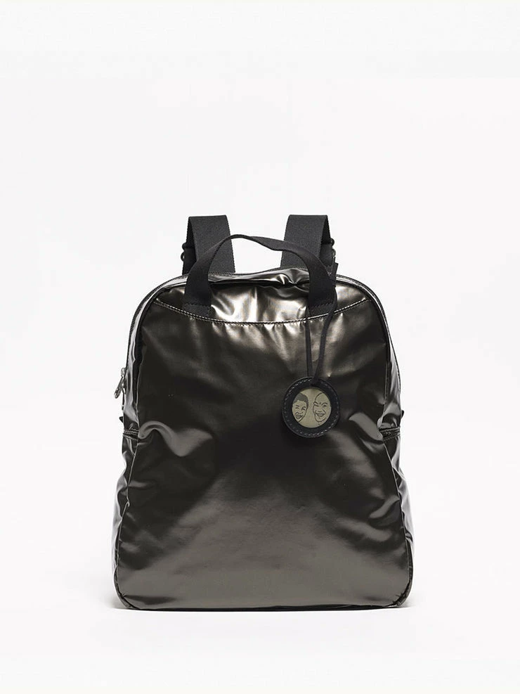 Jack Gomme Jack Gommes Black LAMI Backpack 1 Jack Gomme Jack Gommes Black LAMI Backpack