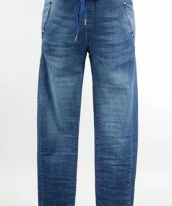 ALEMBIKA Drawstring Denim Pants