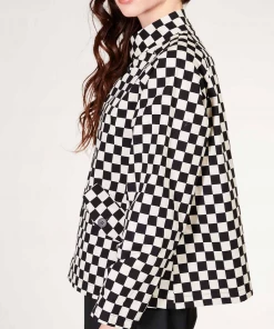 Baci Checker Print Jacket