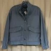Elliot Lauren Blue Cotton Jacket Jackets