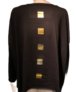 Planet Metallic Tee Tops