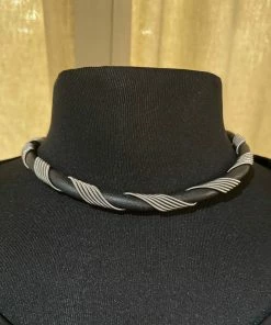 SEALILLY Suede Necklace With Wire Wrap Accessories