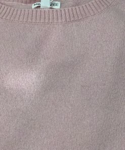 MINNIE ROSE Cropped Longsleeve Boyfriend Cashmere Sweaters