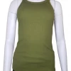 Baci Olive Green Tank Tops