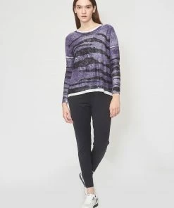 KOKUN Sweaters Bamboo Cashmere Print