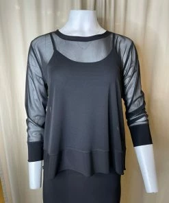 Liv Mesh Boxy Tee Tops