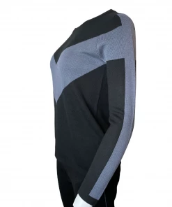 PEACE OF CLOTH Colorblock Slate Sweater