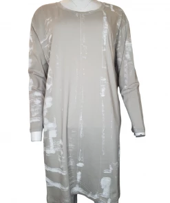 MOYURU Dresses Taupe Print Dress