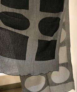 Nuno Ellipse & Rectangle Wide Scarf Accessories