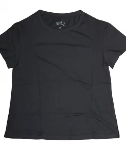 A To Z Black Tee Tops