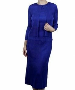 VEECA Jackets Classic Crew Neck Crinkle Jacket