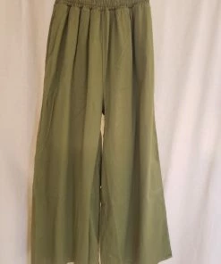 Baci Olive Green Pant Pants