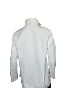 VITAMIN INC Jackets Vitamin Side Flounce Jacket White