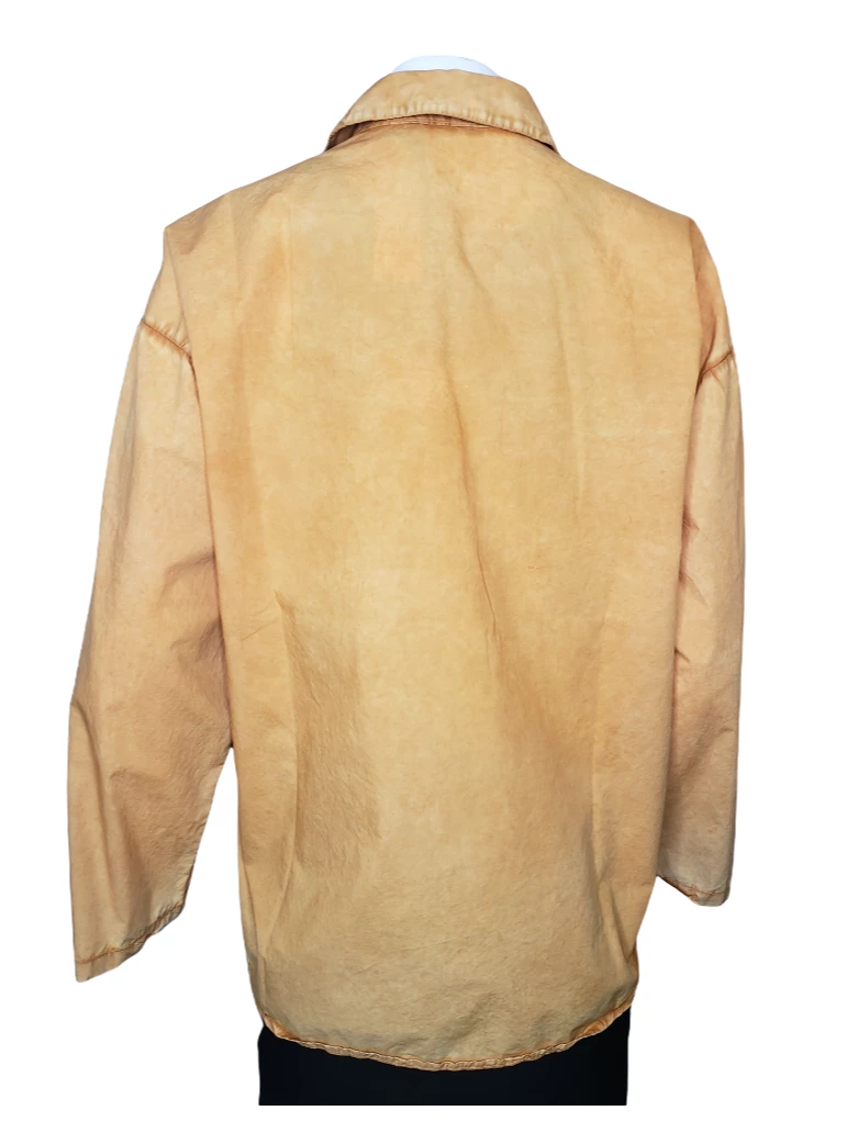 Baci Tops Wash Dyed Deep Button-Up Shirt Copper 2 Baci Tops Wash Dyed Deep Button-Up Shirt Copper