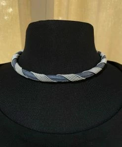 SEALILLY Suede Necklace With Wire Wrap Accessories