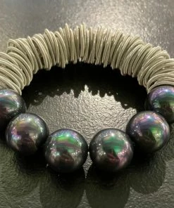 SEALILLY Accessories Spring Ring Bracelet Mother Of Pearl Beads