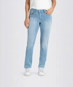 Mac Jeans Dream Straight Jeans In Basic Bleached