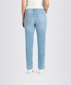 Mac Jeans Dream Straight Jeans In Basic Bleached