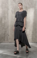 XENIA Tops Black Shirt