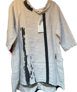 Mara Gibbucci Ruched Back Top