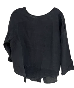 BANANA BLUE Tops Button Back Linen Top