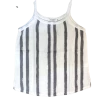 Mododoc Los Angeles Tops Swing Stripe Sugar Tank