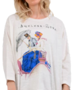 PAPER LACE Cream T Tops