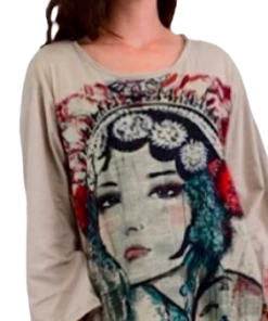 PAPER LACE OS Natural T Shirt