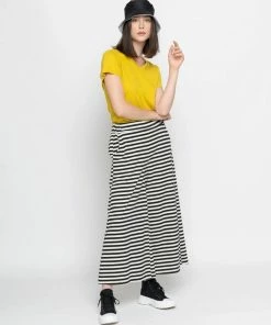 Baci Black & White Stripe Palazzo Pant Pants