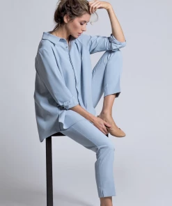 ESTELLE AND FINN Pleat Back Shirt