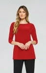 SYMPLI Tops NU Ideal Tunic 3/4 Sleeve