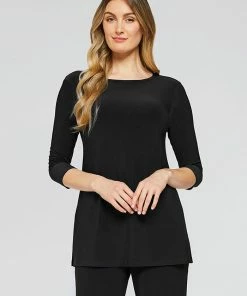 SYMPLI Tops NU Ideal Tunic 3/4 Sleeve