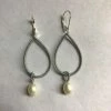 SEALILLY Teardrop Earrings With Freshwater Pearl