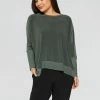 SYMPLI Motion Trim Boxy Top Long Sleeve Tops