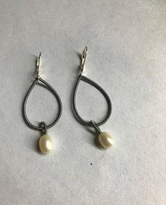SEALILLY Teardrop Earrings With Freshwater Pearl