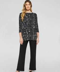 SYMPLI Tops NU Ideal Tunic 3/4 Sleeve