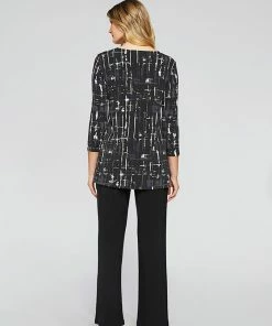 SYMPLI Tops NU Ideal Tunic 3/4 Sleeve